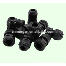 nylon plastic water-proof adjustable cable gland with lock nut ,avaliable in avarious color ,CE approval
